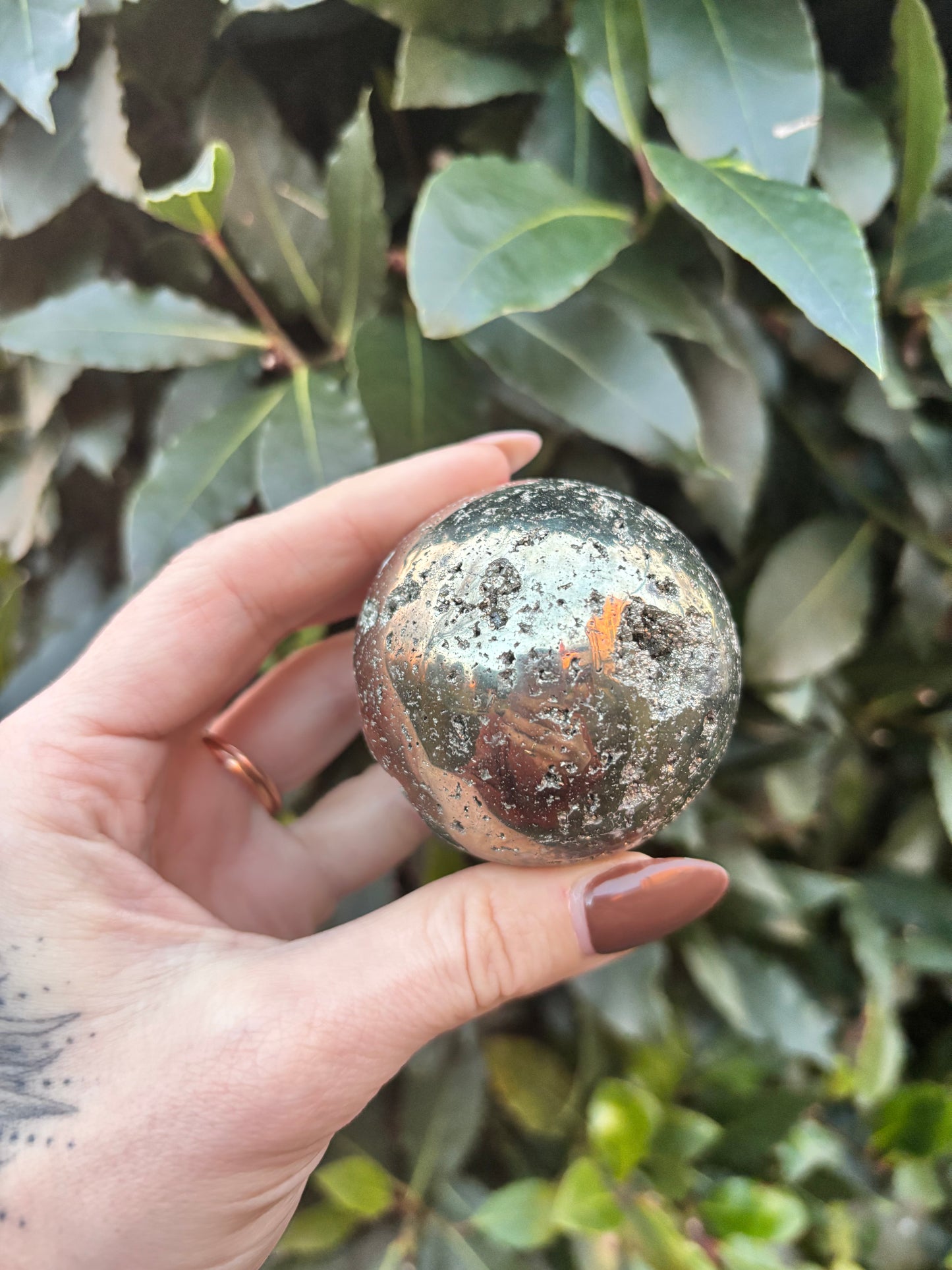 Pyrite sphere