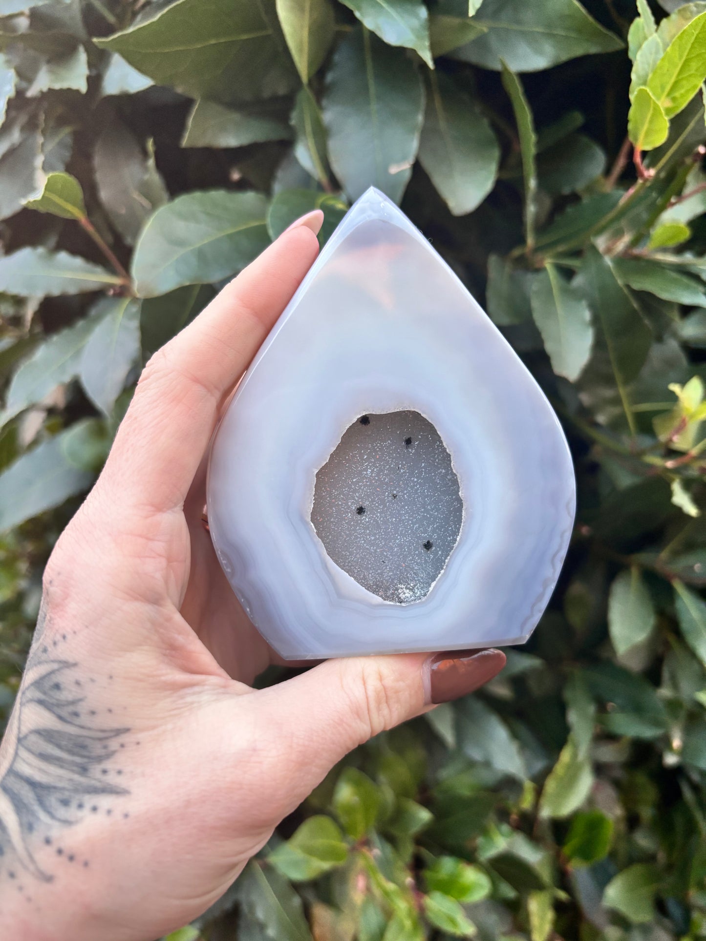 Agate teardrop