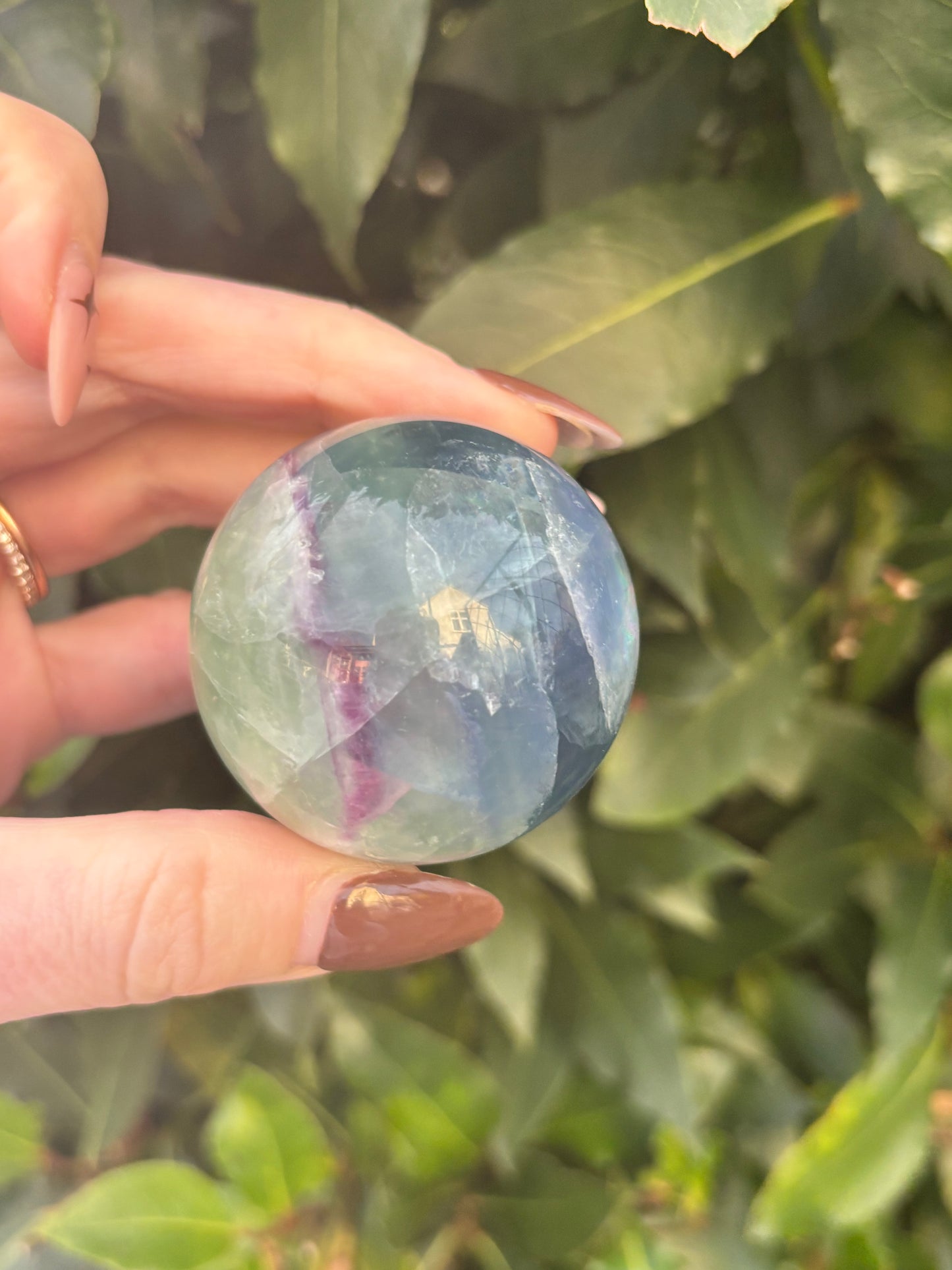 Fluorite sphere