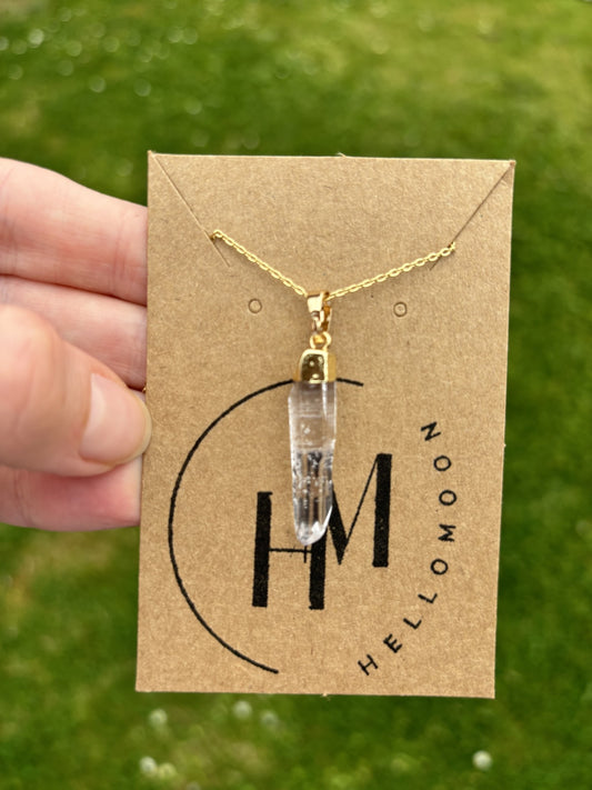 Clear Quartz necklace