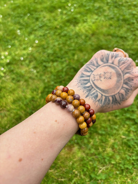 Mookaite Jasper bracelet