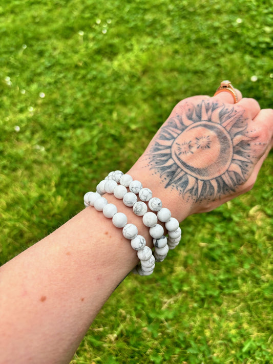 Howlite bracelet